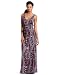 Eight Sixty Women's Song Long Double Maxi Dress, Amethyst/Black, Medium