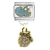 Squirrel And Nut Animals Italian Charms Bracelet Link