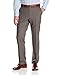 Haggar Men's Performance Micro Small Neat Fancy Straight-Fit Plain-Front Slack