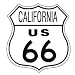 America's Highway Route 66 Tin Sign