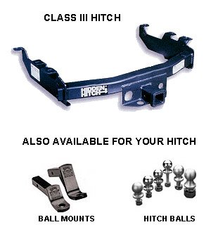 Class III/IV Hitch For Ford ~ F-250 Pickup ~ 1993-1997 ~ Black ~ Will not fit vehicles with factory or aftermarket lower Fascia/Rollpan or Tube Bumper, WC/WD: 6000 lbs. / 10,000 lbs.