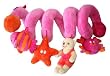 Spiral Baby Rattle Toy, Sea Collection-pink