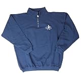 Balle de Match Oval Zip Pullover-Navy