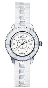 Christian Dior Women's CD113111R001 Christal White Sapphire Dial Watch by Christian Dior