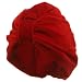 Valvet Turban Hat-Red