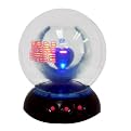 Battery-Operated Programmable Message Globe with Date and Time