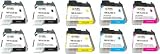 10 PK Brother Compatible Inkjet LC65HY, LC65HYBK, LC65HYC, LC65HYM, and LC65HYY for Brother MFC-5890CN, Brother MFC-6490CW, Brother MFC-6890 DW