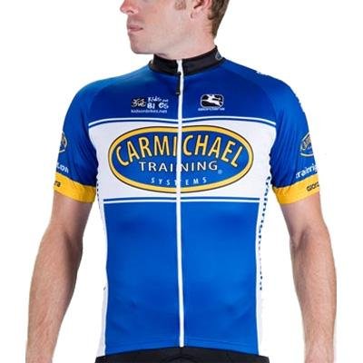 Giordana 2010 Men's Carmichael Training Systems Team Short Sleeve Cycling Jersey - GI-SSJY-TEAM-CATS M