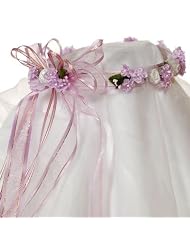 New Flower Girl Wedding Lilac Floral Headpiece Tiara by lito