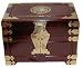 Rosewood jewelry box / chest - large