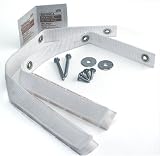 Quakehold! 4164 18-Inch Furniture Strap Kit, White