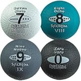 Spectrum 8-1/2 5-in-1 Playground Balls, Numbers 0, 7, 8 & 9