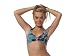 Roxy 4174291 Damen Bikinioberteil Hawaiian Baia Retro Halter, TURQUOISE, XL