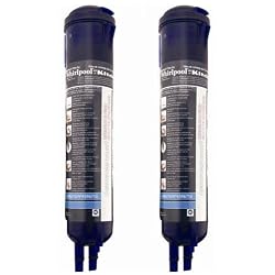 Whirlpool 4396710P PUR Side-by-Side Refrigerator Push Button Cyst Reducing Water Filter, 2-Pack