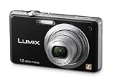 Panasonic LUMIX DMC-FS10EG-K Digitalkamera (12 Megapixel, 5-fach opt. Zoom, 6,86 cm Display, Bildstabilisator) schwarz
