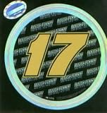 Matt Kenseth 3 Round NASCAR Decal