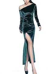 Sexy Long Sleeves Off the Shoulder Bateau Neck Bodycon Dress/Party Dress/Maxi Dress 