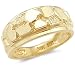 14k Solid Yellow Gold New Mens Ladies Nugget Ring Band