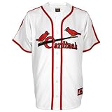 MLB Stan Musial St. Louis Cardinals 1967-97 Short Sleeve Synthetic Replica Jersey