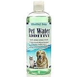 Pet Water Additive Dental Care - Freshen Breath, Promote Healthy Gums, Reduce Plaque and Tarter Build Up - For Dogs and Cats, 16oz