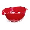 Preserve 1-1/2-Quart Plastic Colander, Red
