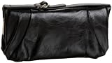 4182skpxHWL. SL160  HOBO INTERNATIONAL Della Vintage Leather Zip Around Wallet,Black,one size
