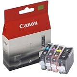 4 Canon Pixma ix4000 Original Printer Ink Cartridges - Cyan / Magenta / Yellow / Black