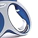 Flexi Vario Retractable Dog Leash (Tape), 16 ft, Medium, Blue