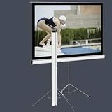 Elite Screens Tripod Portable Projection Screen, 1:1 Aspect Ratio-85in