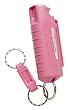 SABRE Compact Pepper Spray with Pink Key Case - Supports National Breast Cancer Foundation