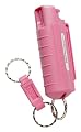 SABRE Compact Pepper Spray with Pink Key Case - Supports National Breast Cancer Foundation