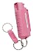 SABRE Compact Pepper Spray with Pink Key Case - Supports National Breast Cancer Foundation