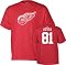 Marian Hossa Reebok Red Name and Number Detroit Red Wings T-Shirt