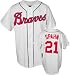 Warren Spahn Milwaukee Braves Cooperstown Throwback Jersey