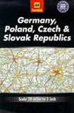 Essential Road Map Germany, Poland, Czech and Slovak Republics (AA Essential European Road Maps)
