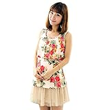 (ディーコッテ) D'Kotte レディース キャミソール 授乳服 授乳口 花柄 フラワー 産後 150609-25(ピンク-l)