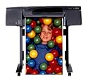 HP DesignJet 800ps - 42" large-format printer - colour - ink-jet - Roll (106.7 cm x 45.7 m), 1067 x 1897 mm - 2400 dpi x 1200 dpi - up to 7.9 sq.m/hour (mono) / up to 7.9 sq.m/hour (colour) - parallel, USB, 10/100Base-TX