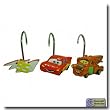 Disney Cars Movie Shower Curtain Hooks set of 12