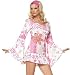 Retro Vintage Sexy Adult Halloween Costume 60s 70s Go Go Dancer Disco Dress Bohemian Hippie Outfit