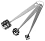 Amco 3-Piece Garnishing Kit, Long Shapes