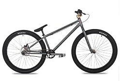 Dk Asterik Urban/Jump Bike With Black Rims (Charcoal/Gold, 26-Inch)