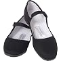 Black Cotton Mary Jane Chinese Shoes