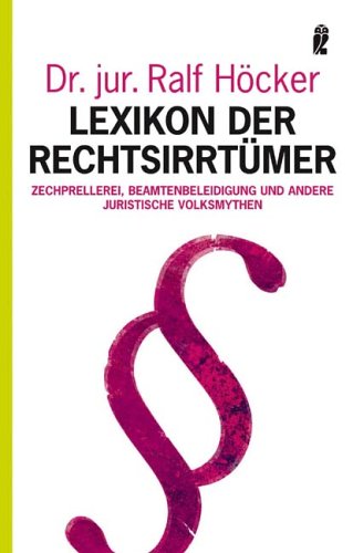 Childrens Toyshop  Bücher : Lexikon der Rechtsirrtümer