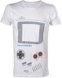 NINTENDO Gameboy Design Men's T-Shirt (Large, White) by NINTENDO [並行輸入品]