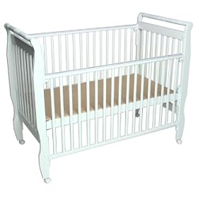 Monterey Sleigh Crib - White