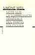 Note sur la suppression g�n�rale des partis politiques