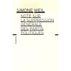 Note sur la suppression g�n�rale des partis politiques