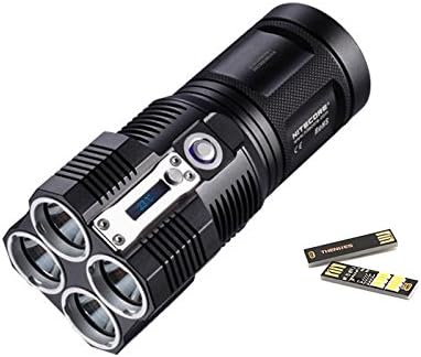 Nitecore TM26 Tiny Monster QuadRay Quad-CREE LED Flashlight 3800 Lumens With GIFT 1*Mini USB Power 6-LED Night Light (Touch dimmer)