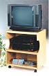 Tv/vcr Stand w/Casters in Natural