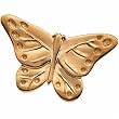 Yellow Gold Babysitter Butterfly Brooch